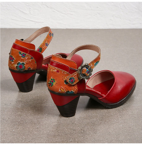 Handmade Vintage Closed-toe Versatile Sandals