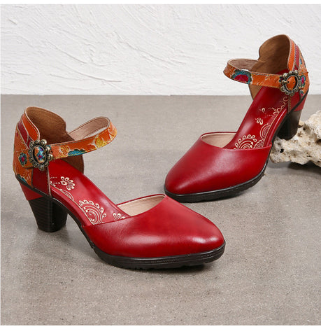 Handmade Vintage Closed-toe Versatile Sandals