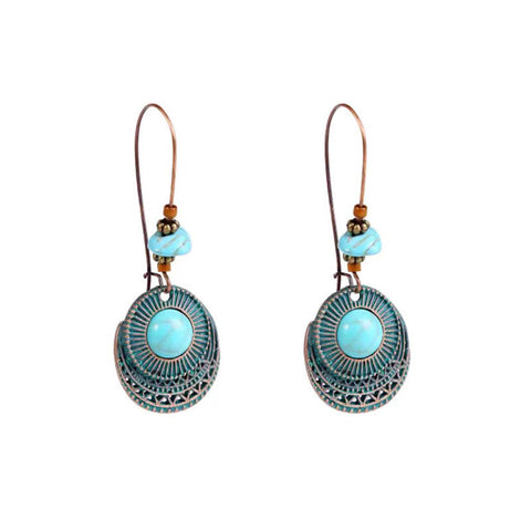 Bohemian Ethnic Retro Long Tassel Earrings