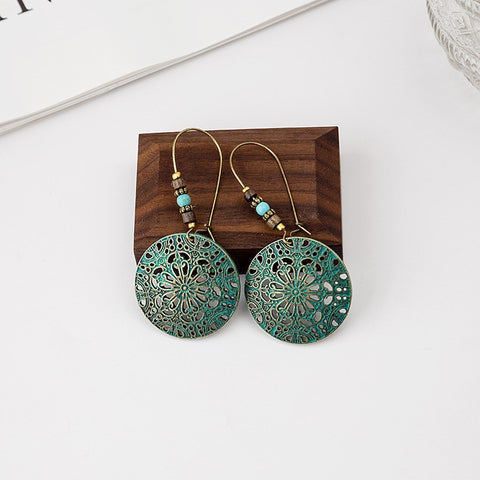 Bohemian Ethnic Retro Long Tassel Earrings