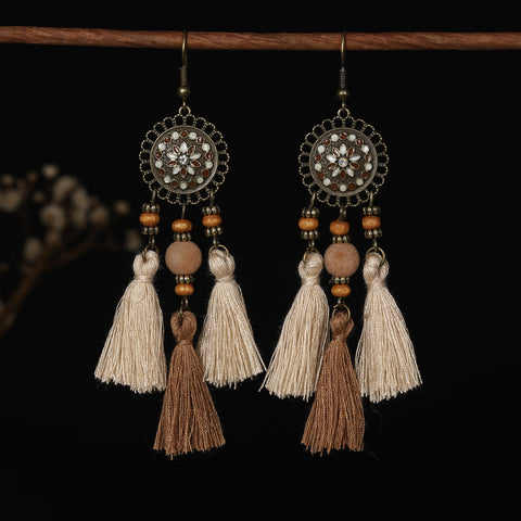 Bohemian Ethnic Retro Long Tassel Earrings