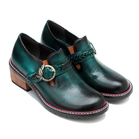 Vintage Handmade Leather Fashion Shoes